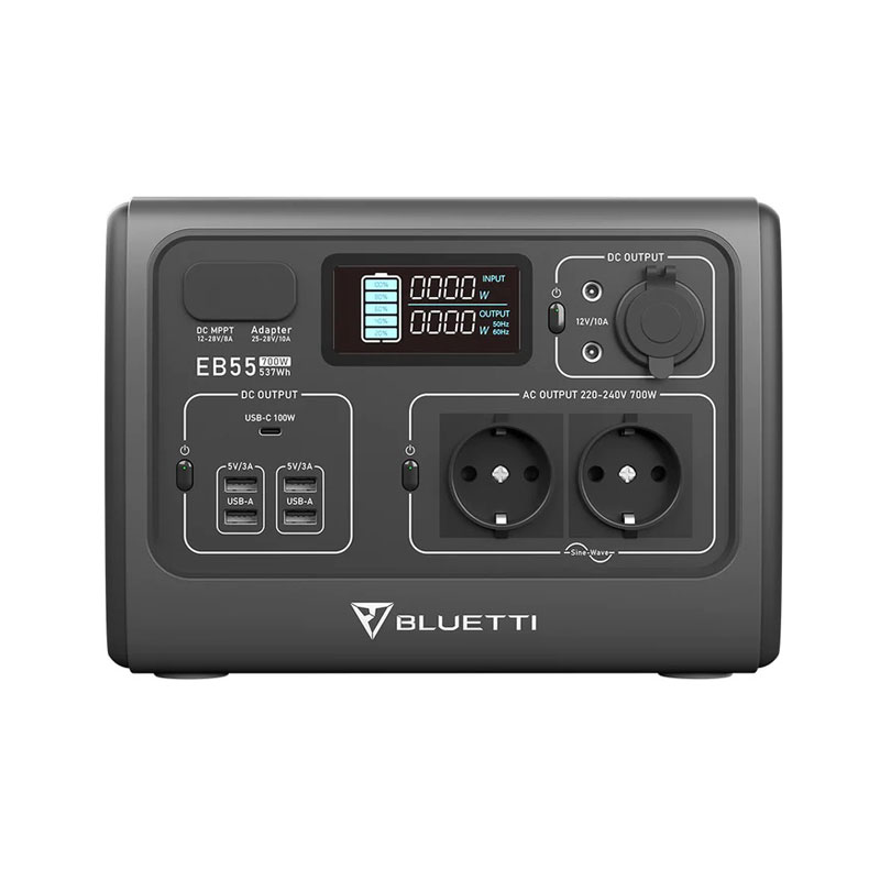 BLUETTI EB55 Tragbare Powerstation | 700W 537Wh BLUETTI EB55 Tragbare Powerstation | 700W 537Wh