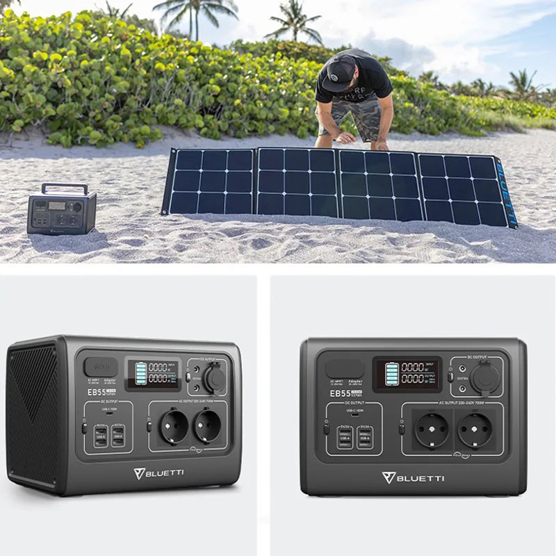 BLUETTI EB55 Tragbare Powerstation | 700W 537Wh BLUETTI EB55 Tragbare Powerstation | 700W 537Wh