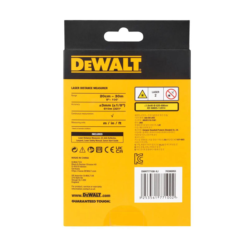 DeWALT DWHT77100 DeWALT DWHT77100